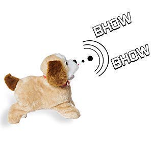 SHOCRASTIC Jumping, Walking and Barking Dog Soft Toy Fantastic Puppy Battery Operated Back Flip Jumping Dog Jump Run Toy Kid (Jumping Dog)
