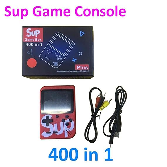 SHOCRASTIC SUP 400 in 1 Rechargeable Games Retro Game Box Console Handheld Game PAD