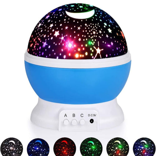 Star Master Projector with USB Wire Colorful Romantic LED spinning star light