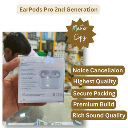 Shocrastic Airpods pro Gen 2 OG Clone with apple logo and MRP USA made