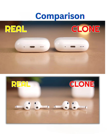 Shocrastic Airpods pro Gen 2 OG Clone with apple logo and MRP USA made