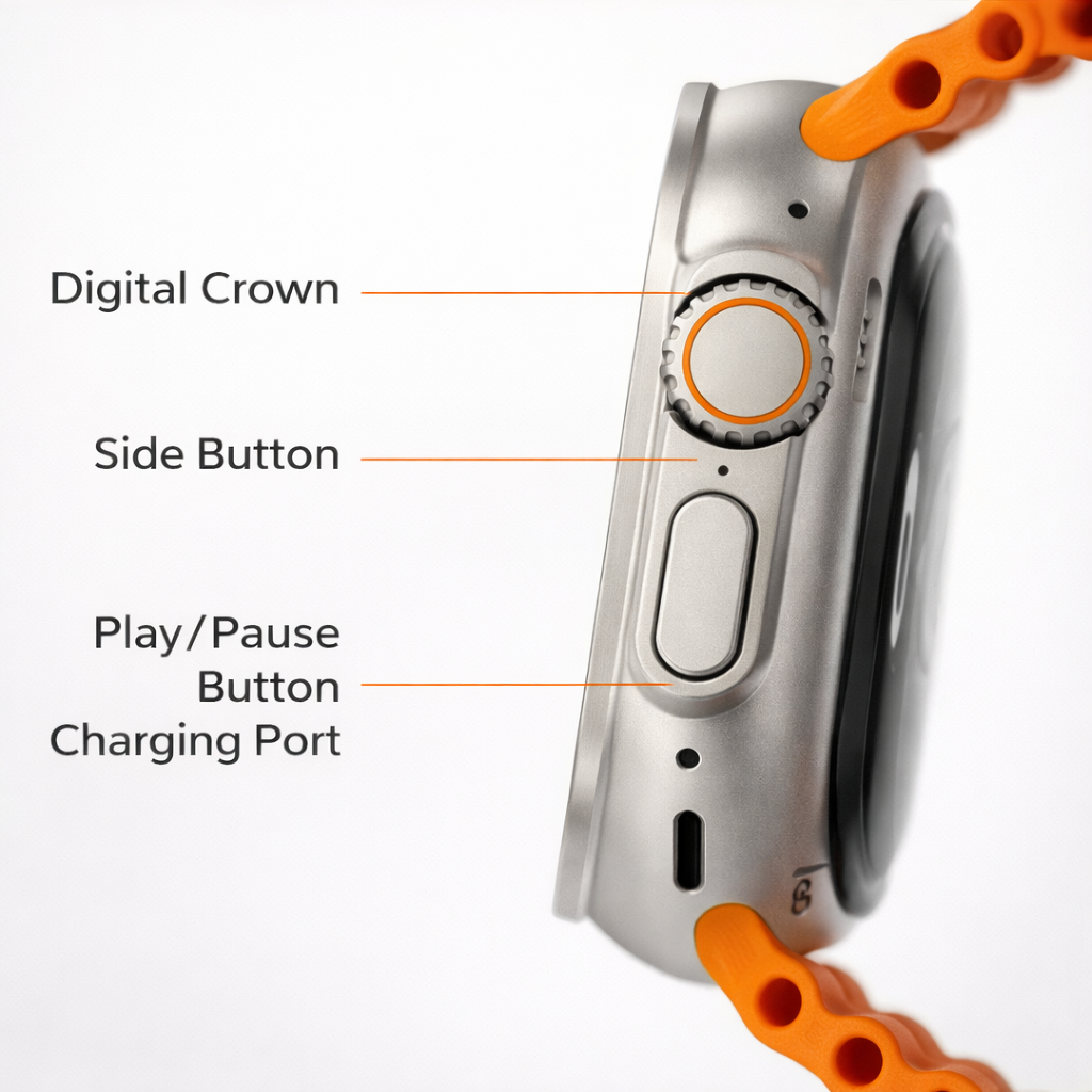 Shocrastic Watch 8 Ultra full 1.99 inches