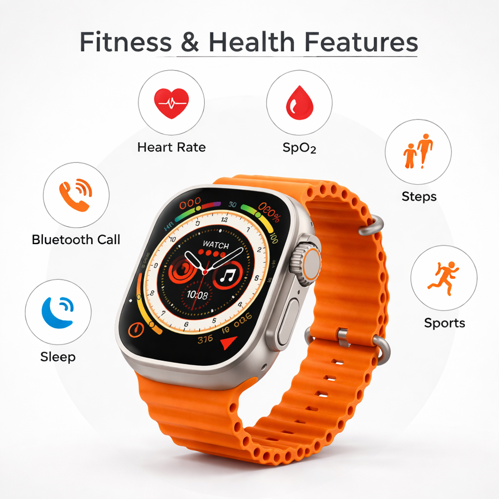 Shocrastic Watch 8 Ultra full 1.99 inches