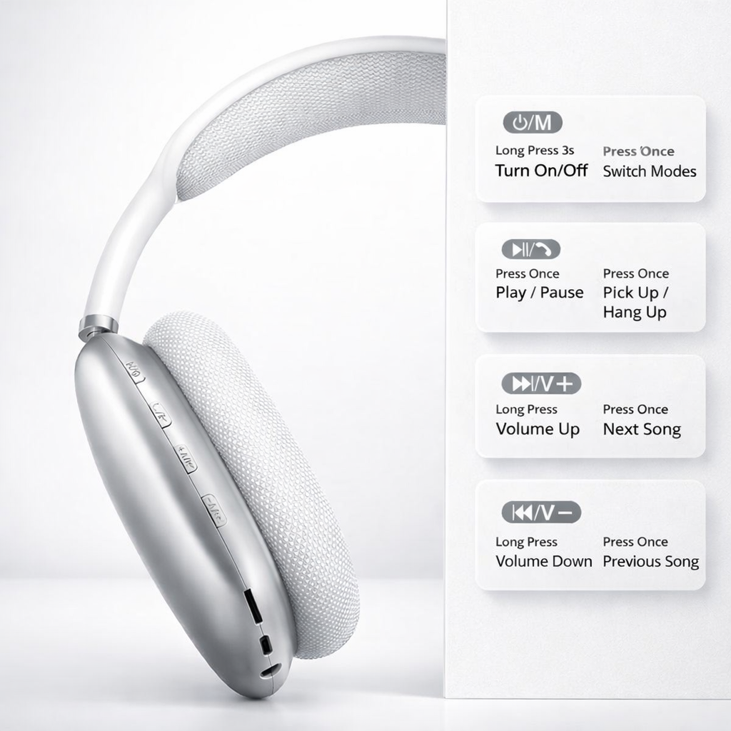 Shocrastic headphones pro max noise cancellation